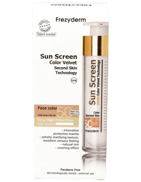 Sun Screen Color Velvet Spf 50+ Crema Solar 50Ml.