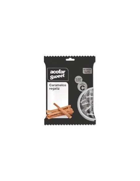 Acofarsweet Caramelos Azucar Regaliz Bolsa 60 G