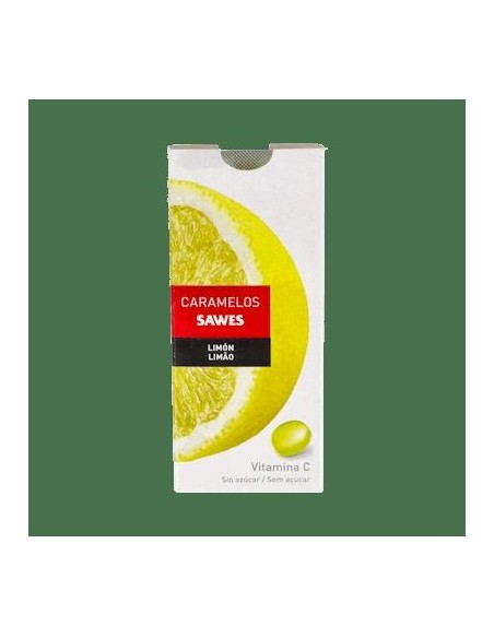 Sawes Caramelos Balsámicos Sin Azúcar Sabor Limón Con Vitamina C En Blister 22G