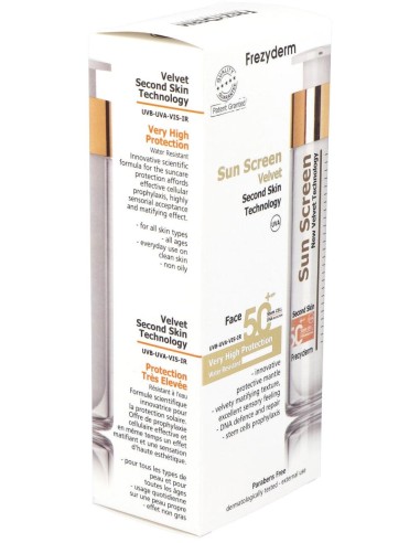 Sun Screen Velvet Face Spf 50+ 50 Ml Frezyderm