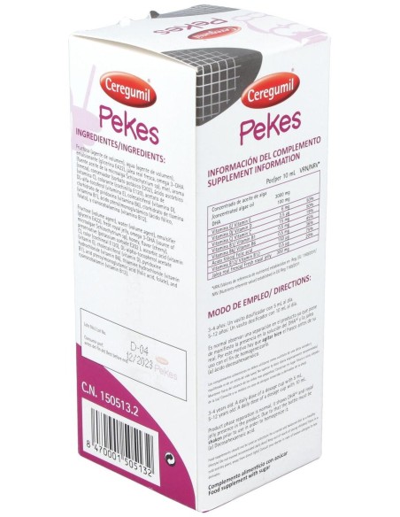 Ceregumil Pekes Jalea+Omega 250Ml.