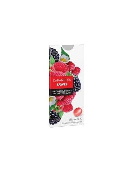 Sawes Caramelos Balsámicos Sin Azúcar Sabor Frutos Del Bosque Con Vit C En Blister 22G