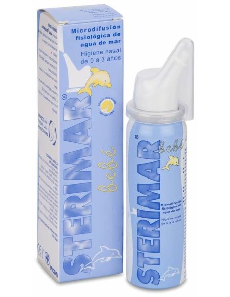 Sterimar Bebe Limpieza Nasal Agua De Mar Microdifusion, 50 Ml
