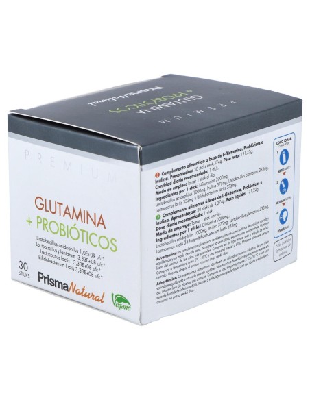 Prisma Natural Glutamina + Probióticos 30 Sticks