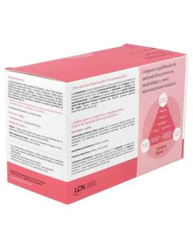Lcn Amino Base Sabor Frutos Rojos 30 Sobres