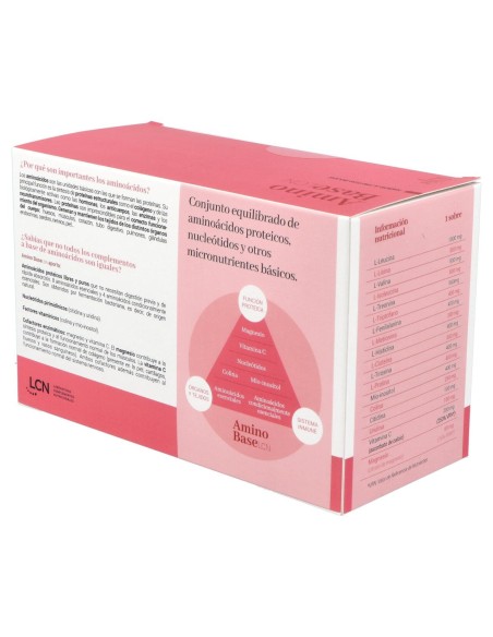 Lcn Amino Base Sabor Frutos Rojos 30 Sobres