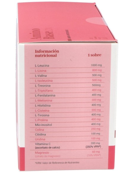 Lcn Amino Base Sabor Frutos Rojos 30 Sobres