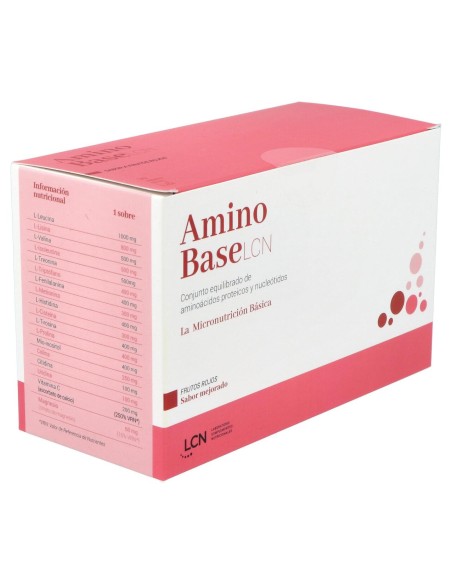 Lcn Amino Base Sabor Frutos Rojos 30 Sobres