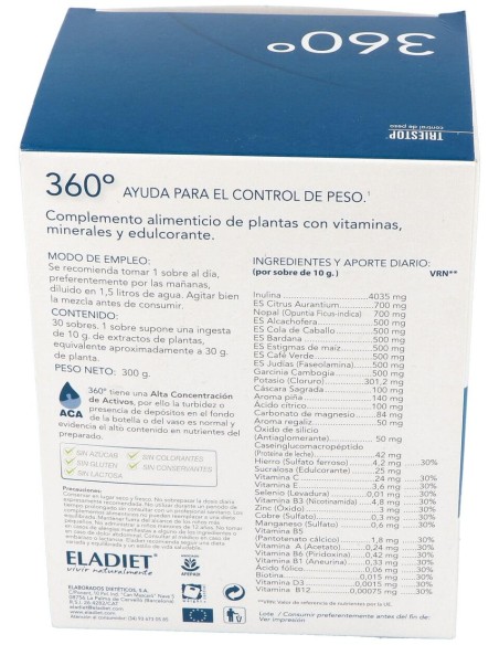 360 º By Triestop Sabor Fruta 30 Sob 10G