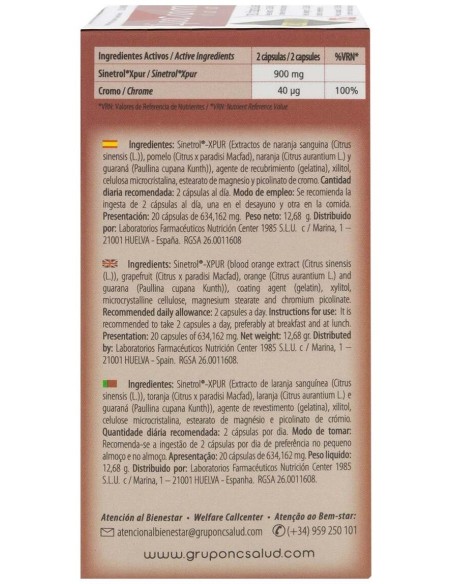 Lipocrom 100 20 Capsulas