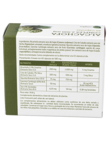 Alcachofa Complex 2300Mg. (Ext. Seco) 60Cap.