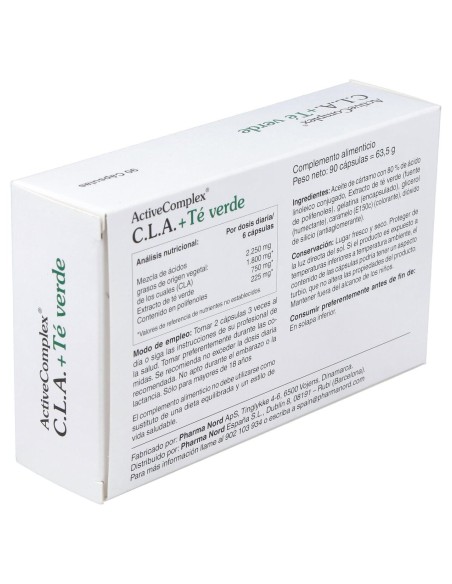 Activecomplex Cla + Te Verde 90 Capsulas