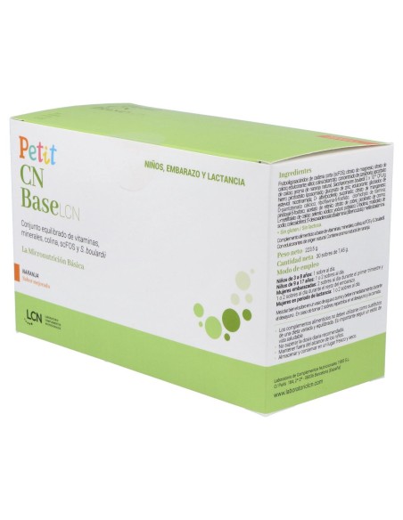 Petit Cn Base Sabor Naranja 30 Sobres