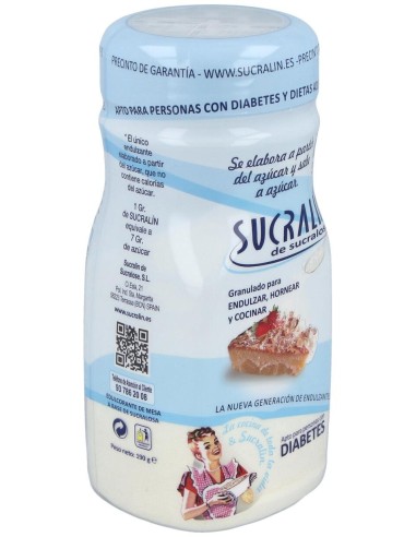 Sucralin De Sucralosa Endulzante Granulado 190 G