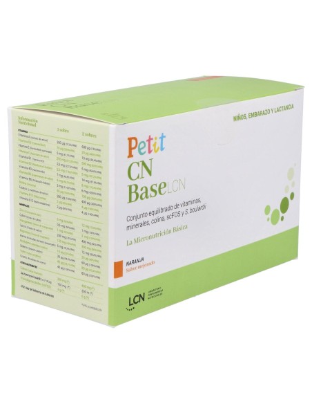 Petit Cn Base Sabor Naranja 30 Sobres