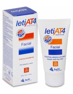 Leti At-4 Crema Facial Spf 20 Piel Atópica Y/O Seca, 50 Ml 2