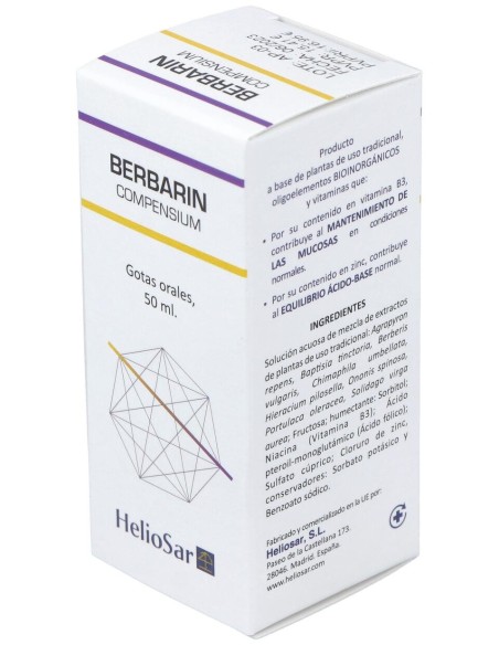 Heliosar Berbarin Compensium Gotas 50Ml