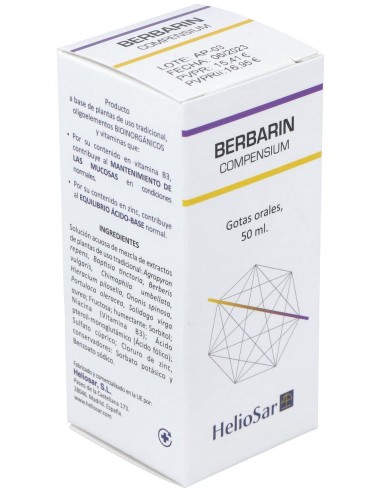 Heliosar Berbarin Compensium Gotas 50Ml
