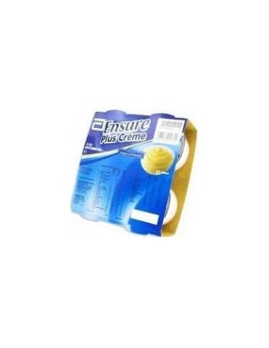 Ensure Plus Crema 125 G 4 Tarrinas Vainilla Ensure, 125G X 4Uds