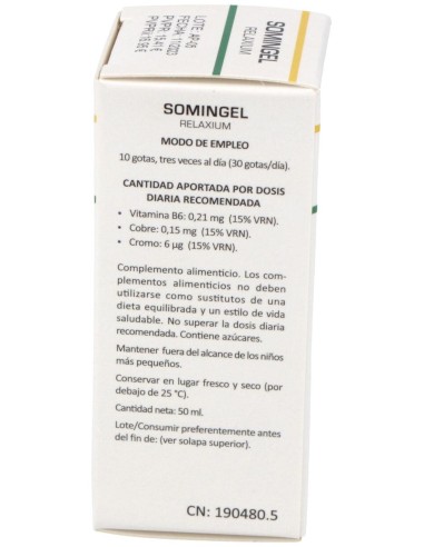 Somingel Relaxium Solucion Oral 50 Ml