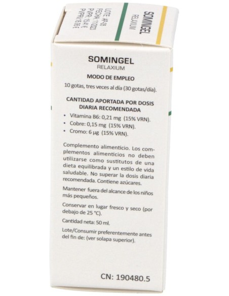Somingel Relaxium Solucion Oral 50 Ml