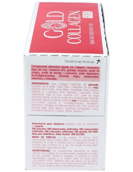 Gold Collagen Forte 10 X 50Ml.