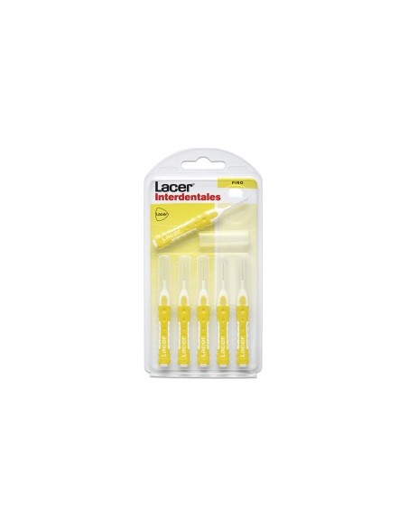 Interdental Lacer Fino Recto Amarillo 6U