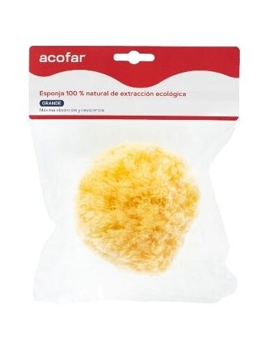 Acofar Esponja Natural Talla Grande 1Ud