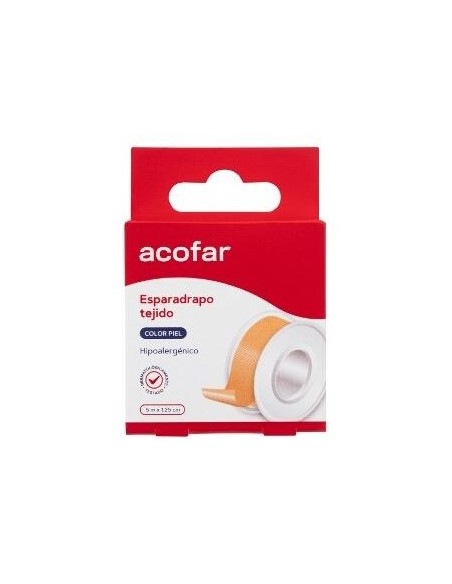 Acofar Esparadrapo Tejido Color Piel 5X1_25Cm 1Ud