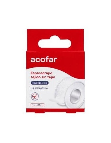 Acofar Esparadrapo Tejido Sin Tejer Blanco 5X1_5Cm 1Ud