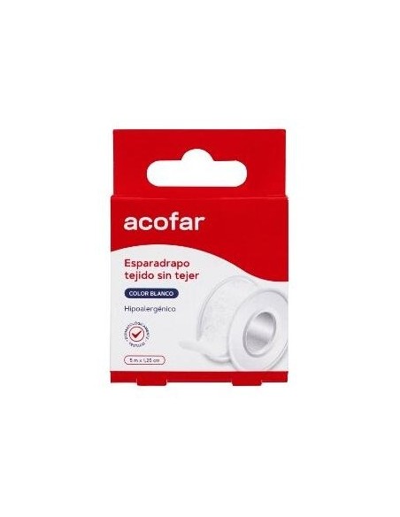 Acofar Esparadrapo Tejido Sin Tejer Blanco 5X1_5Cm 1Ud