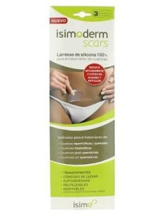 Isimoderm Scars Silicona Reductor De Cicatrices 3Uds