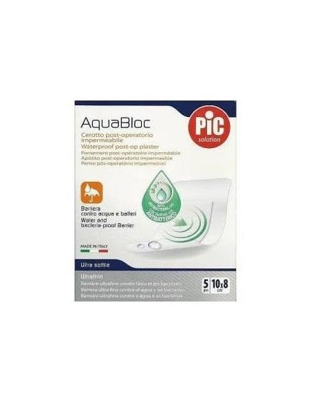 Pic Aquabloc Post Op Antibacteriano Aposito Esteril 10 X 8 Cm 5