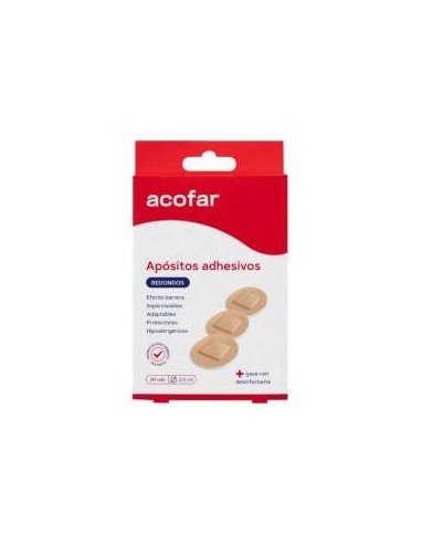 Acofar Aposito Adhesivo Redondos 20 U