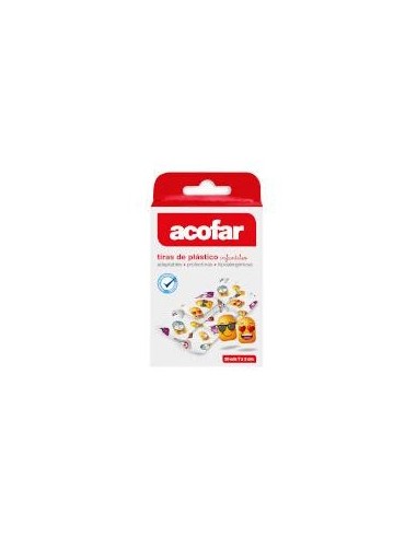 Acofar Tiras Infantiles Emoji 20 U