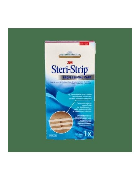 Steri Strip Tiras De Sutura Cutánea 75Mm X 6Mm