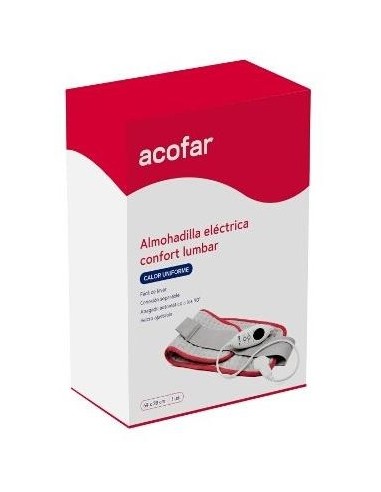Almohadilla Elec Confort Lumb Velcro Gris Temp 90´
