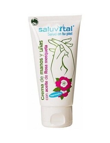 Saluvital Crema De Manos Y Uñas Aceite De Rosa Mosqueta 75Ml