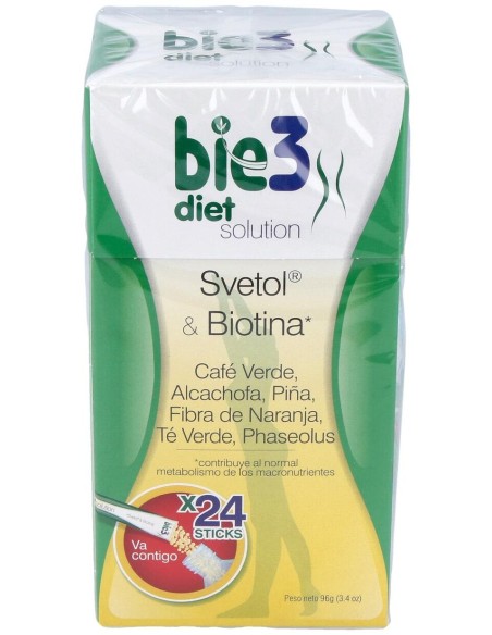 Bie3 Diet Solution Svetol Y Biotina 24 Sticks