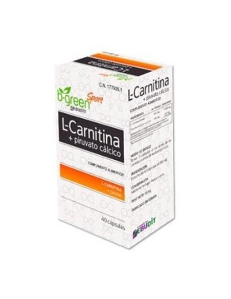 B-Green L-Carnitina Piruvato Cálcico 40Caps