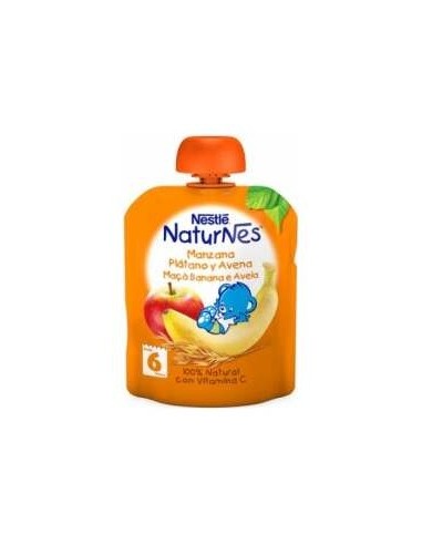 Nestle Naturnes Manzana Plátano Y Avena 90Gr