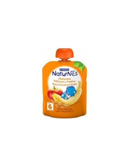Nestle Naturnes Manzana Plátano Y Avena 90Gr