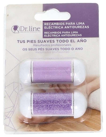 Dr. Line Recambio Lima Eléctrica Antidurezas 2Uds