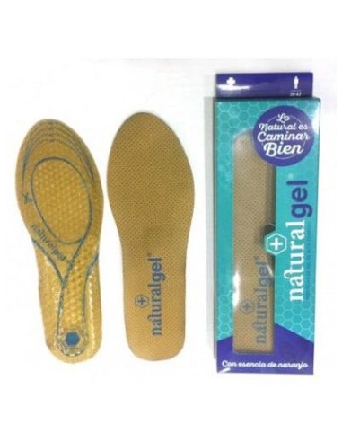 Naturalgel Plantilla Gel 39-42 Con Esencia Naranjo