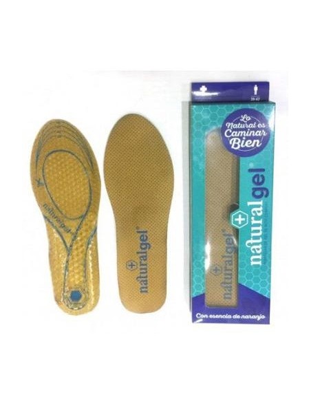 Naturalgel Plantilla Gel 39-42 Con Esencia Naranjo