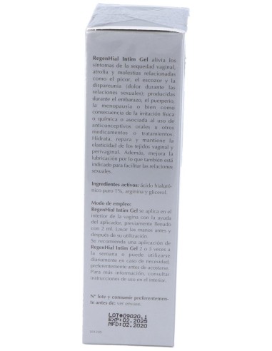 Regenhial Intima Gel 24 Ml 2 Envases