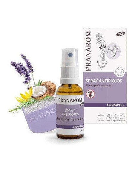 Aromapar Spray Antipiojos 30Ml. + Lendrera