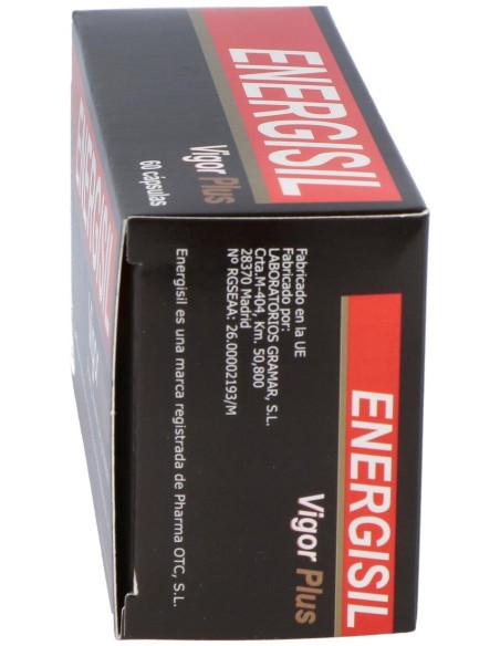 Energisil Vigor Plus (Ginseng+Arginina) 60Cap.