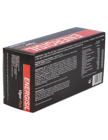 Energisil Vigor Plus (Ginseng+Arginina) 60Cap.
