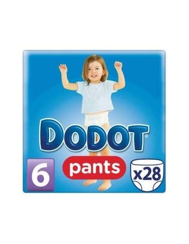 Pañal Infantil Dodot Pants T- 6 +15 Kg 28 U